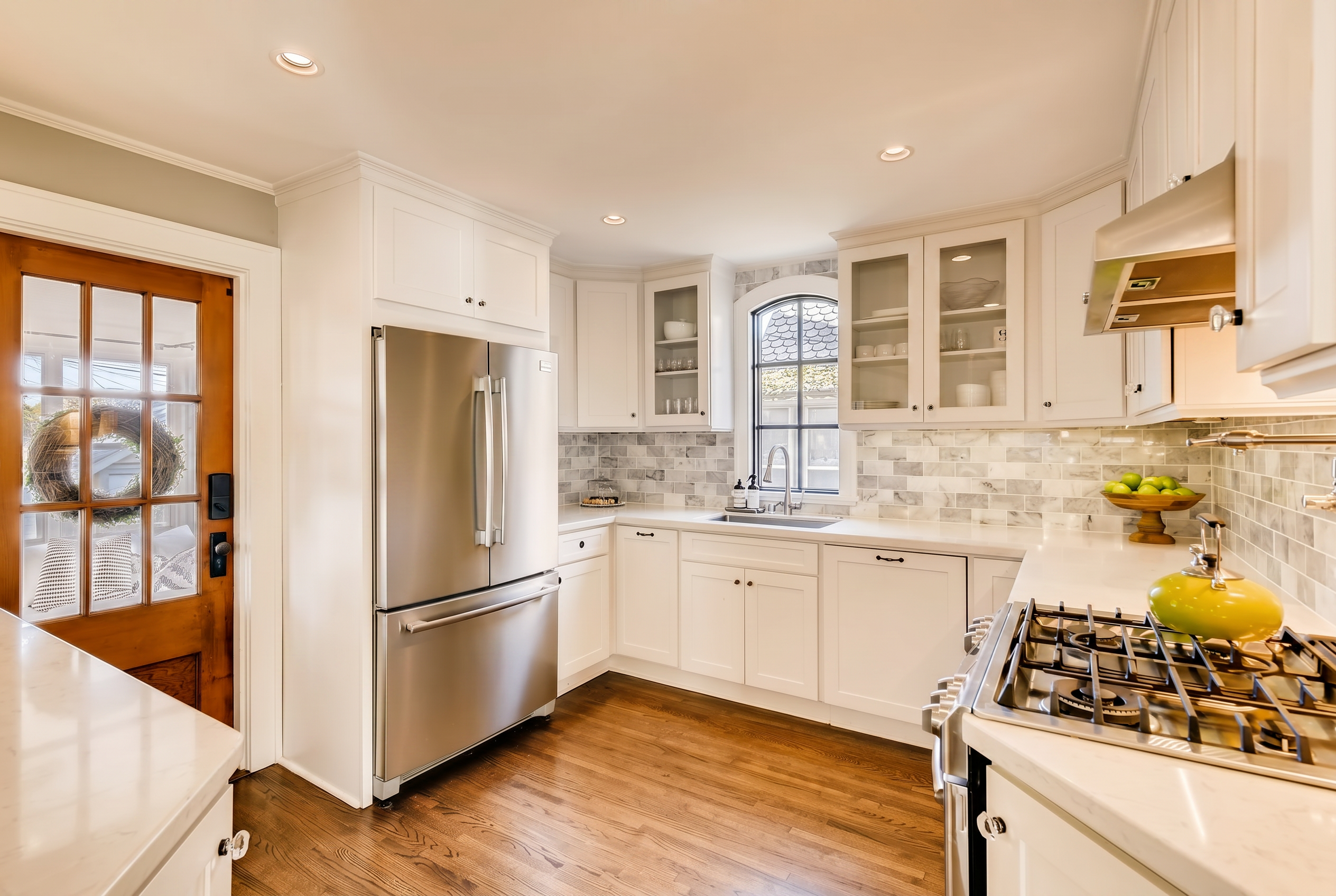 Harriet Minneapolis home original hardwood floors refinished with preserved woodwork